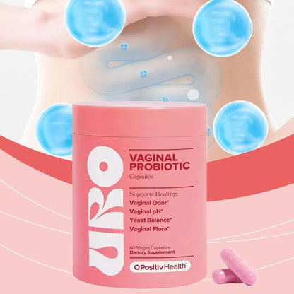 60 Capsules Women's Probiotic Supplement, 2 Billion CFU for Daily Digestive & Feminine Wellness, One-Month Supply