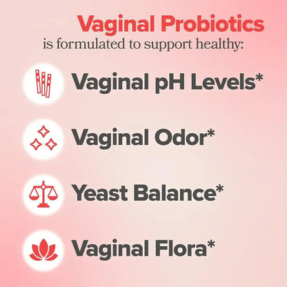 60Pcs/Bottle URO Women's Probiotics Capsules Prebiotics Vagina Health Maintain , PH , Yeast Balance Vaginal Care