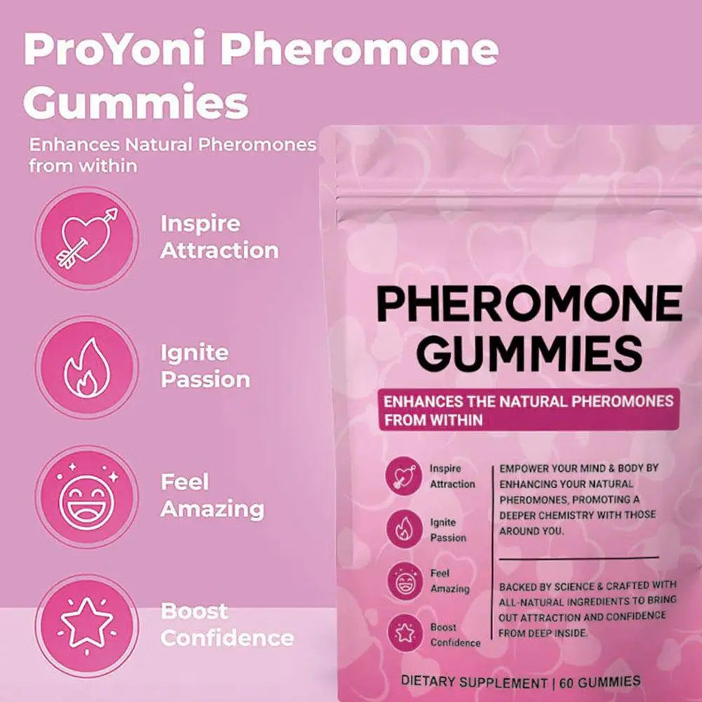 60pcs Pheromone Gummies Enhance Physical Immunity