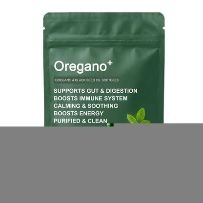 Oregano Plus, 6000mg Oregano and Black Seed Oil.