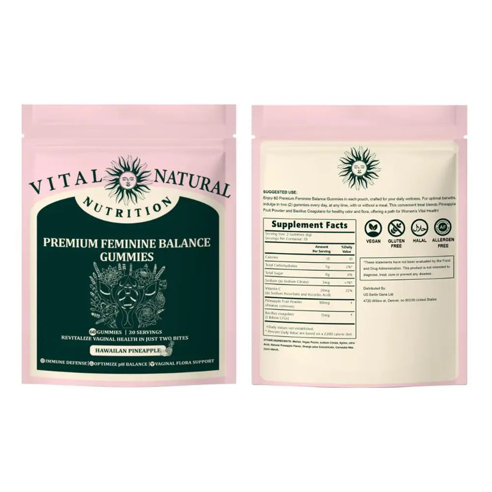 Women's Balance Gummies Help Regulate Physiological Balance And Enhances Immunity Rich In Multiple Vitamins Minerals