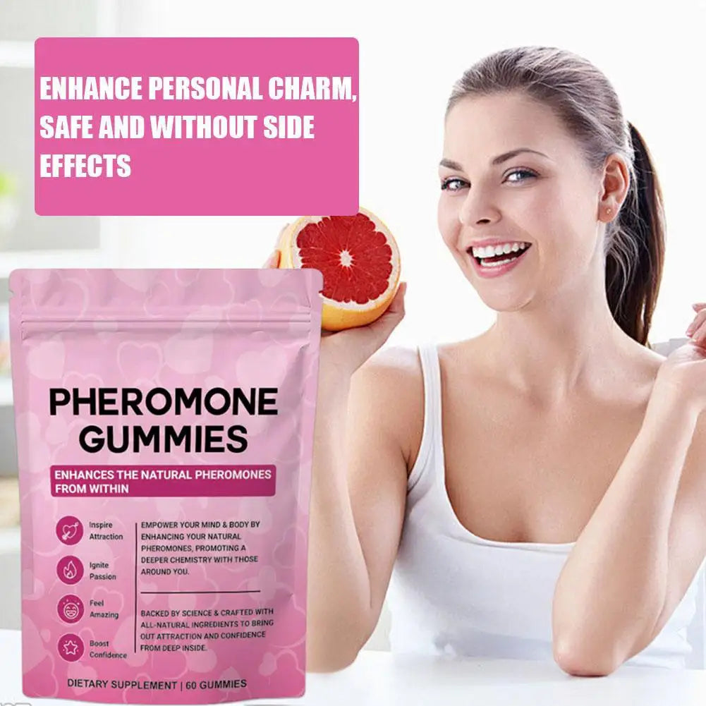 60pcs Pheromone Gummies Enhance Physical Immunity