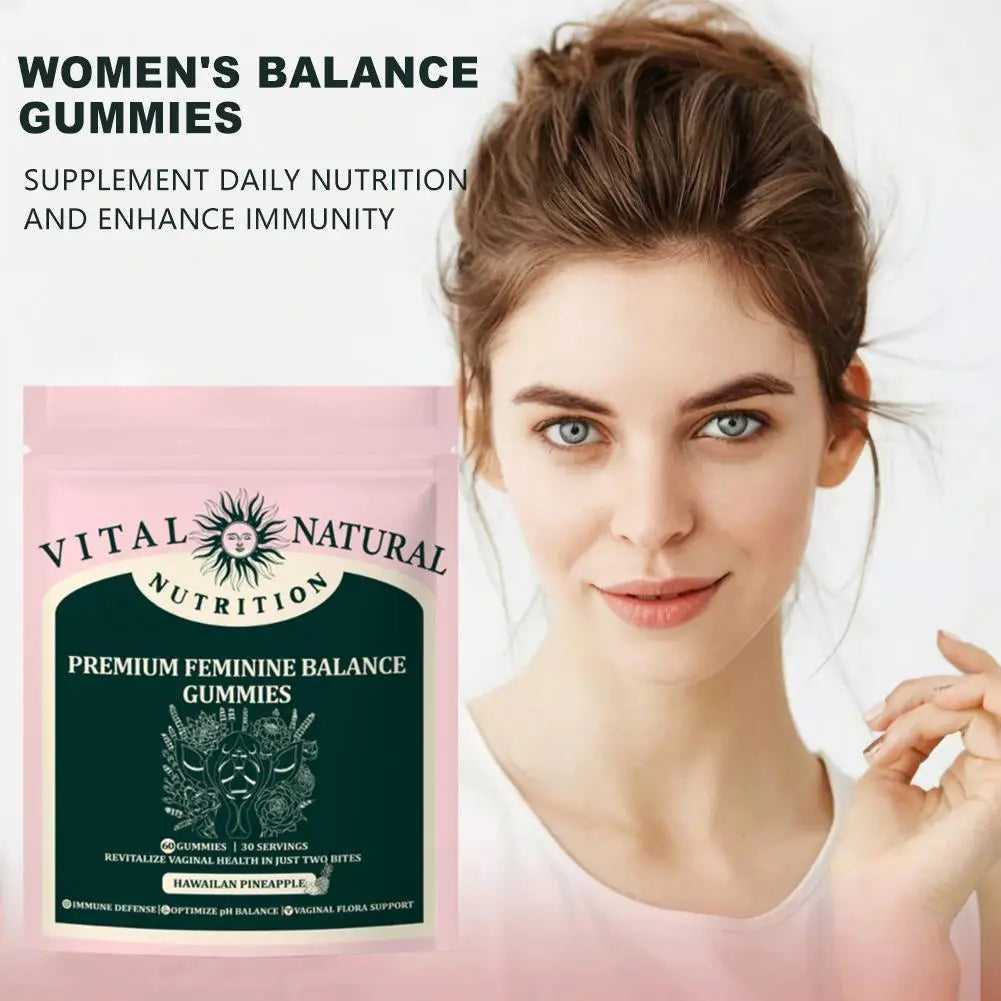 Women's Balance Gummies Help Regulate Physiological Balance And Enhances Immunity Rich In Multiple Vitamins Minerals