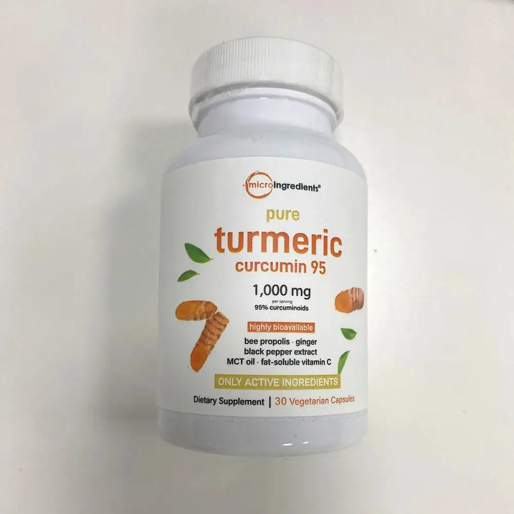 30pcs Turmeric Health Capsules With Black Pepper Supports Joint Health And Flexibility Dietary Supplement Vegetarian Antioxidant