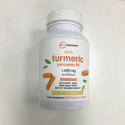30pcs Turmeric Health Capsules With Black Pepper Supports Joint Health And Flexibility Dietary Supplement Vegetarian Antioxidant