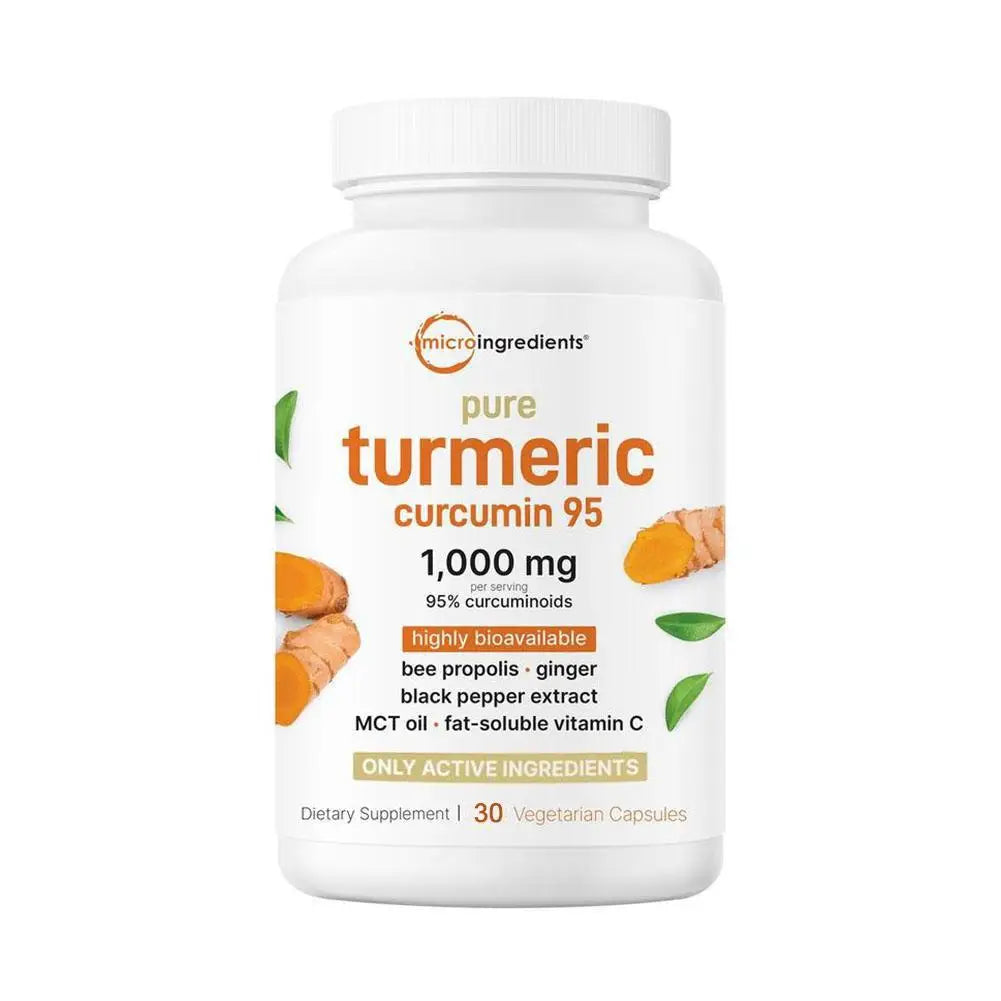 30pcs Turmeric Health Capsules With Black Pepper Supports Joint Health And Flexibility Dietary Supplement Vegetarian Antioxidant