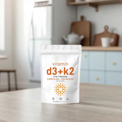 300pcs Vitamin D3 K2 Capsules, Vitamin D3 5000iu & Vitamin K2 100mcg MK7 120 Vegan Softgels Boost Immunity, Vitamin Soft Capsule